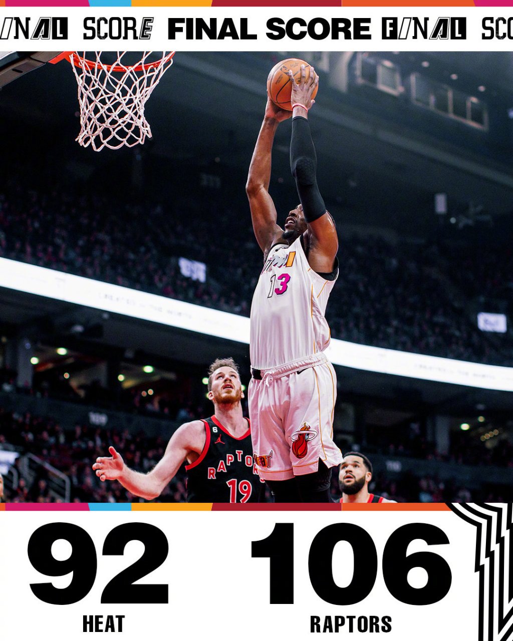 猛龙在客场爆冷战胜热火，停止败的简单介绍