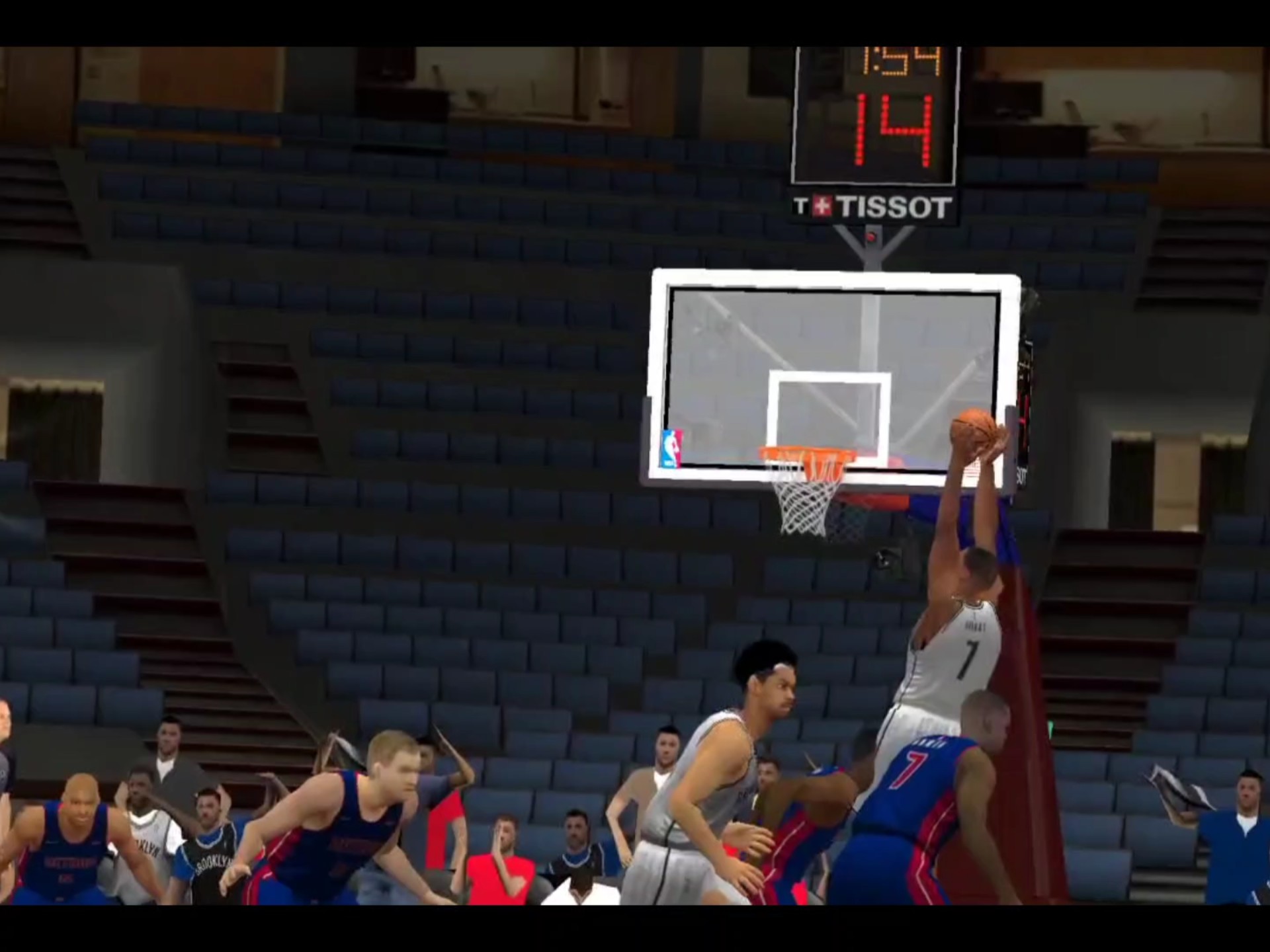 纽约篮网客场力克活塞队晋级